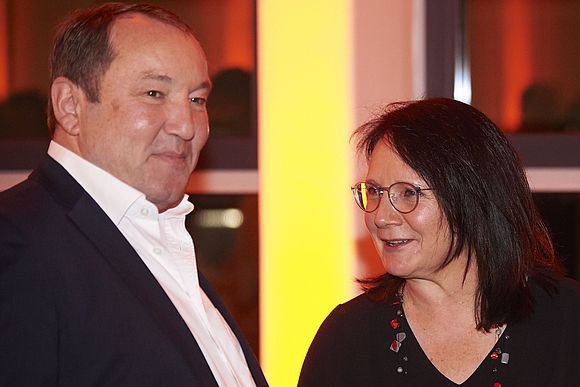 Herr Peterhans und Christiane Hackl